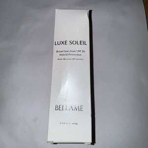 Bellame Luxe Soleil Broad Spectrum SPF 50 Hybrid Sun Protection 50 ml SEALED New